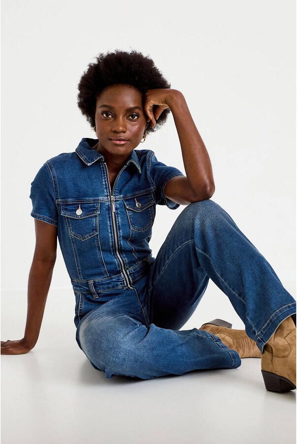 Cache denim jumpsuit mediumblauw - Foto 2