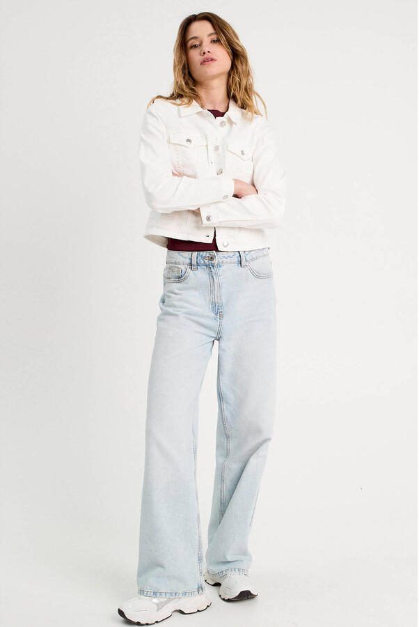 Cache denim spijkerjas ecru - Foto 2