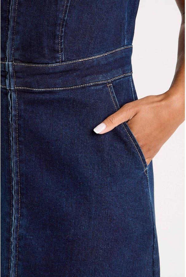 Cache denim spijkerjurk dark blue denim - Foto 2
