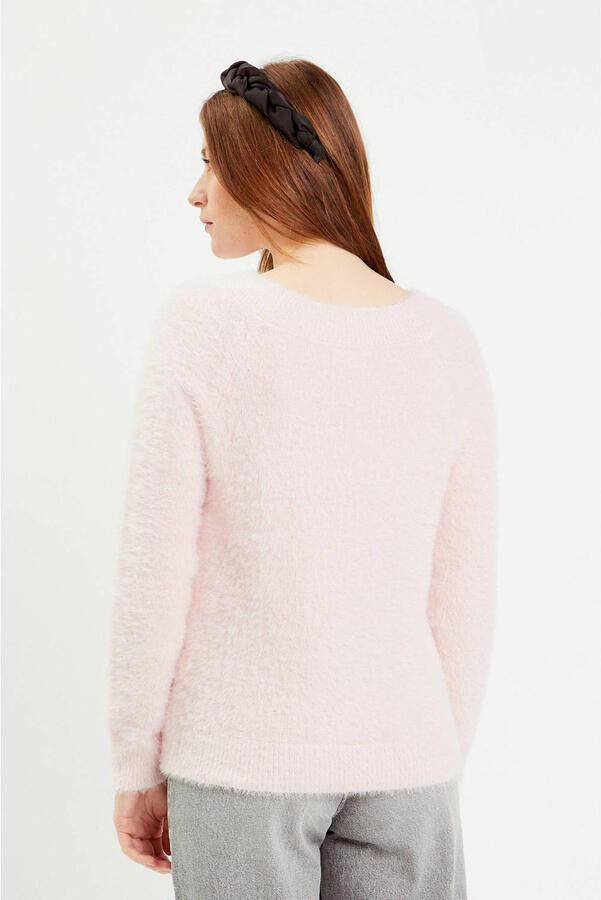Cache gebreide trui roze
