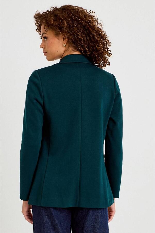 Cache getailleerde blazer donkergroen - Foto 3