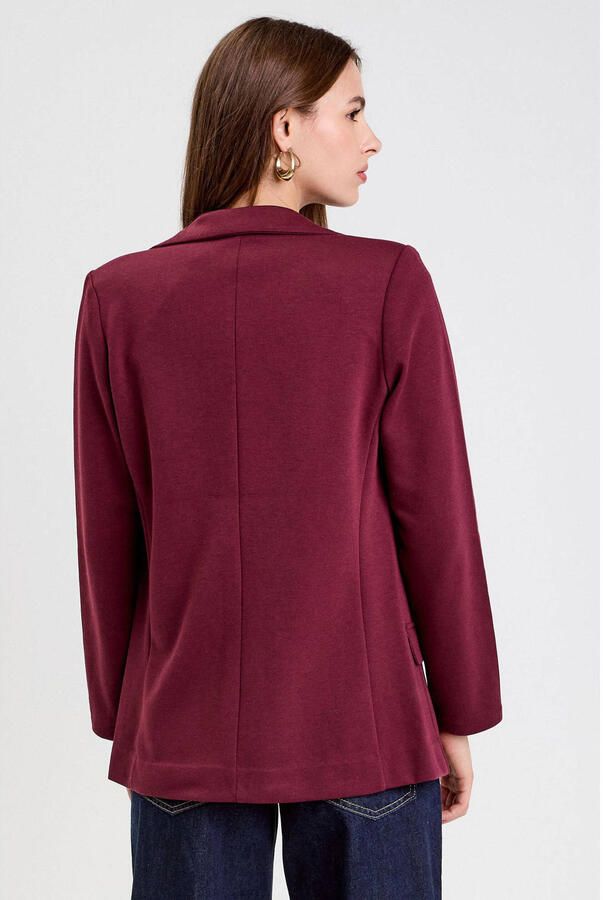 Cache getailleerde blazer donkerrood - Foto 2