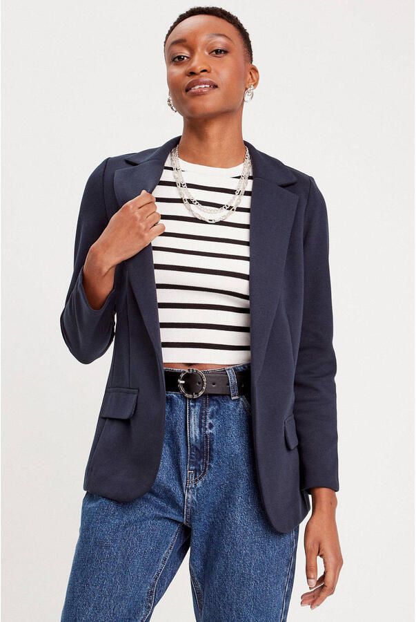 Cache getailleerde blazer marineblauw - Foto 3
