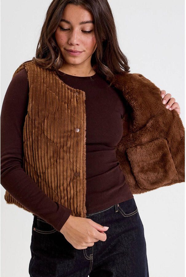 Cache gilet camel - Foto 2