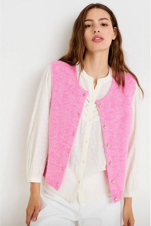 Cache gilet roze