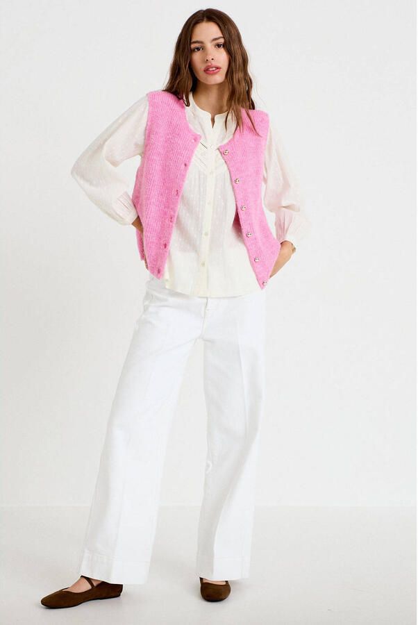 Cache gilet roze - Foto 2