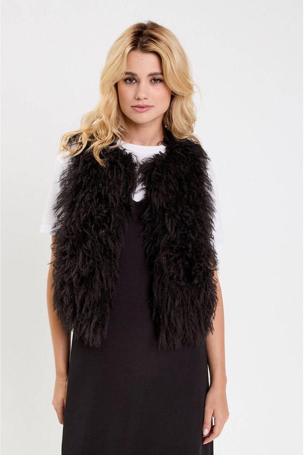 Cache gilet zwart