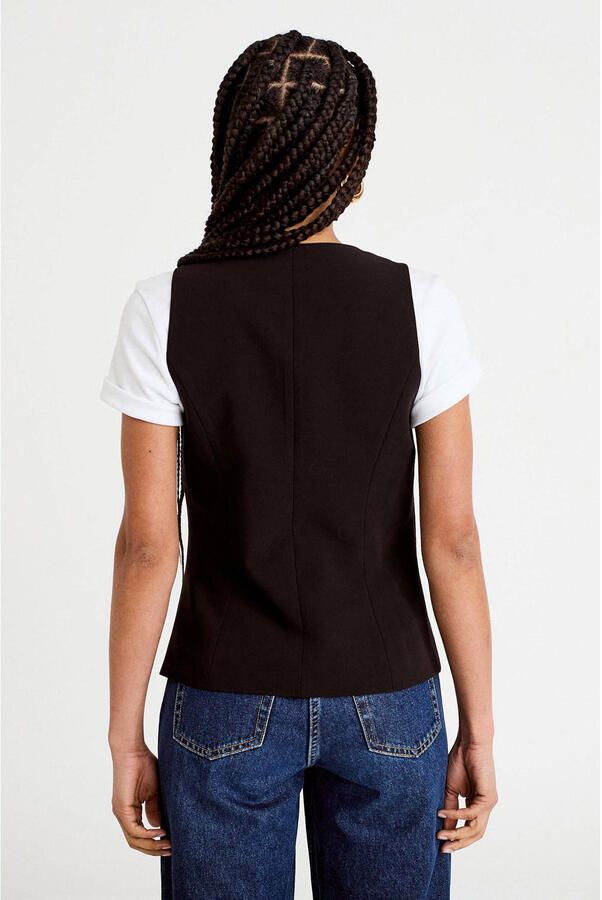 Cache gilet zwart - Foto 3