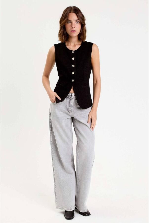 Cache gilet zwart - Foto 2