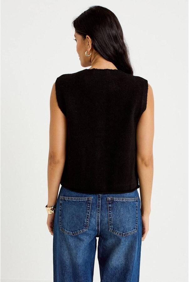 Cache gilet zwart - Foto 2