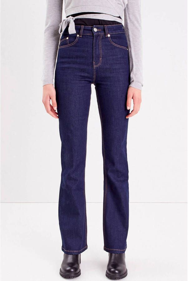 Cache high waist bootcut jeans denim brut
