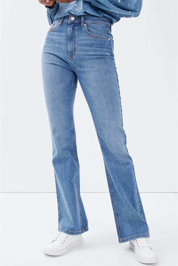 Cache high waist bootcut jeans light denim