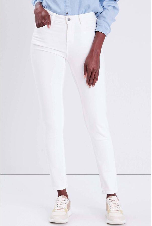 Cache high waist slim fit jeans wit