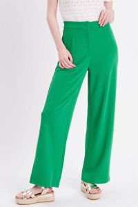 Cache high waist wide leg pantalon groen
