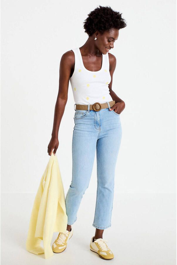 Cache high waist bootcut jeans light blue denim - Foto 2