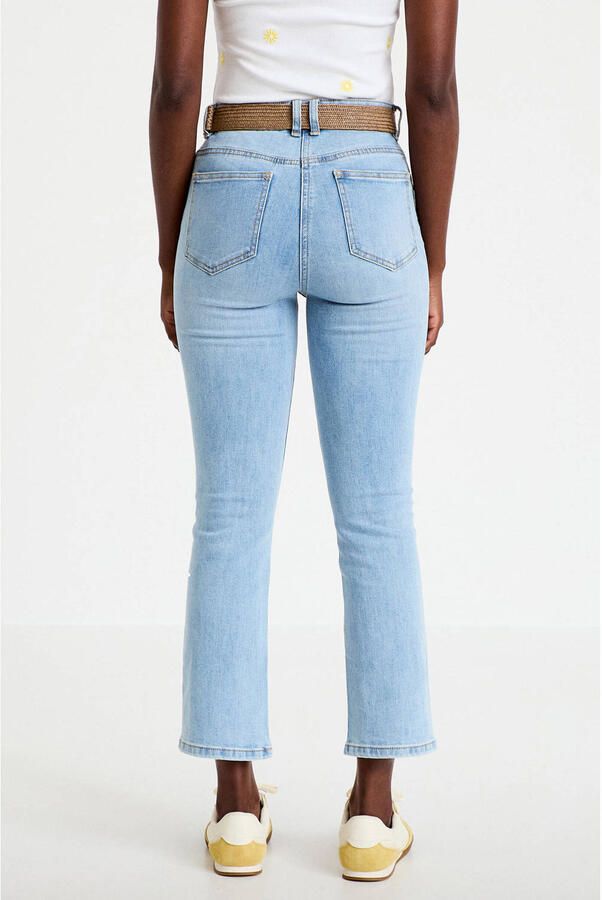 Cache high waist bootcut jeans light blue denim - Foto 3