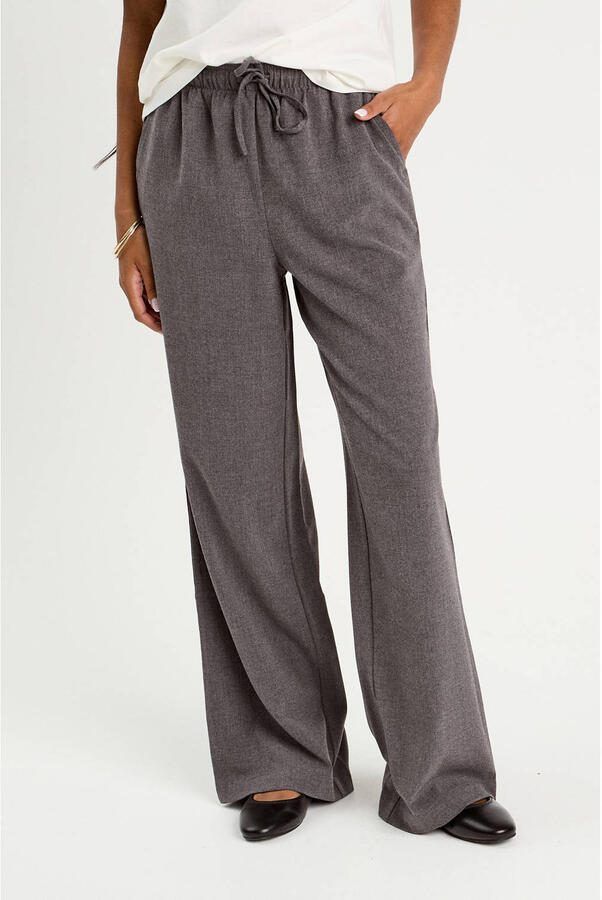 Cache high waist broek grijs - Foto 2