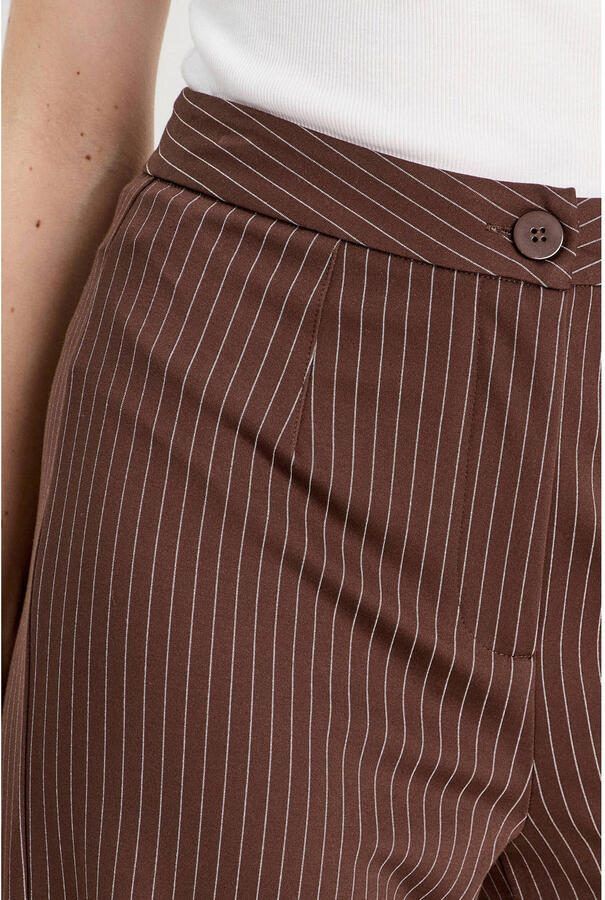 Cache high waist casual broek bruin - Foto 2