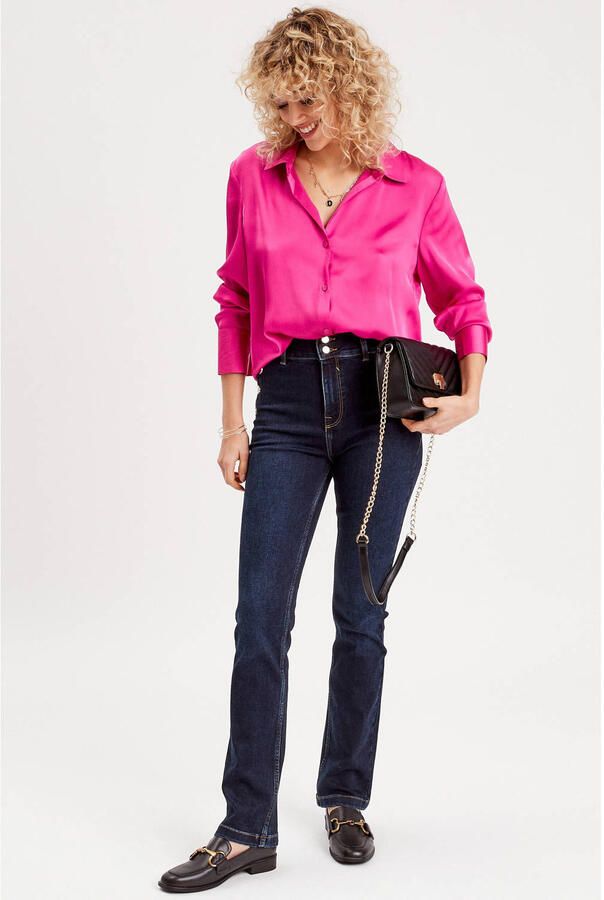 Cache high waist regular fit jeans dark blue denim - Foto 2