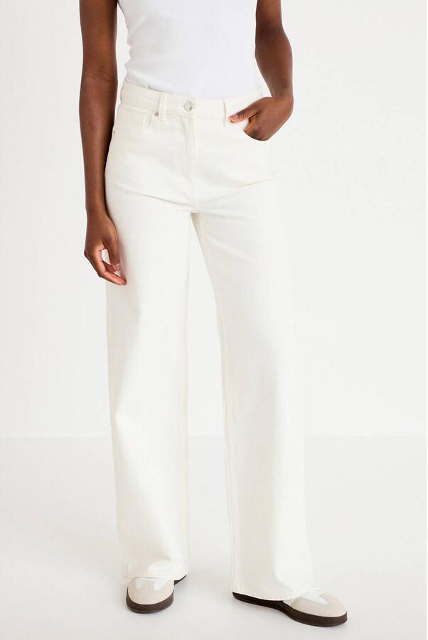 Cache high waist wide leg jeans