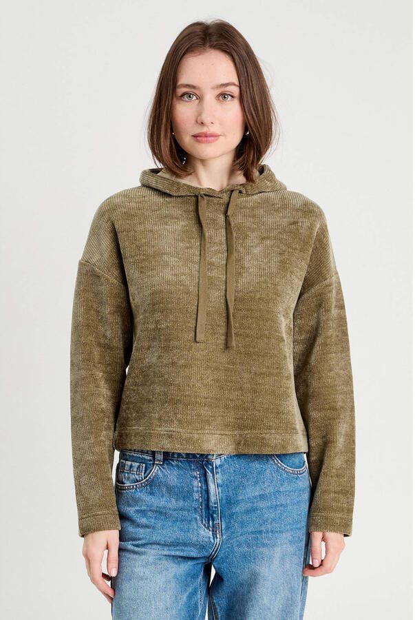 Cache hoodie kaki
