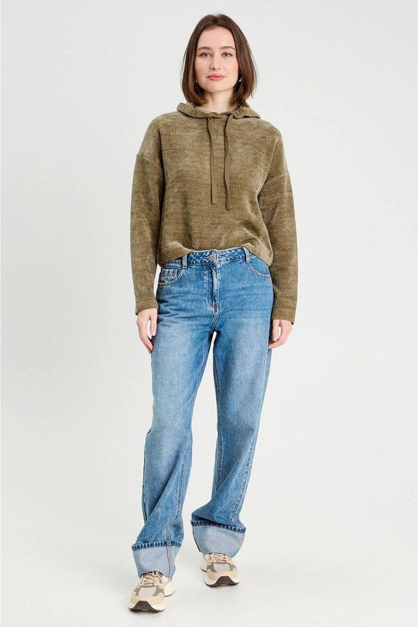 Cache hoodie kaki - Foto 3