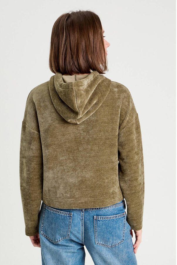 Cache hoodie kaki - Foto 2