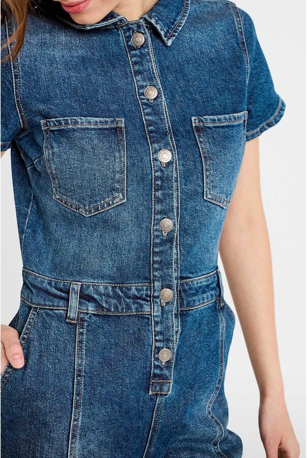 Cache jumpsuit dark blue denim