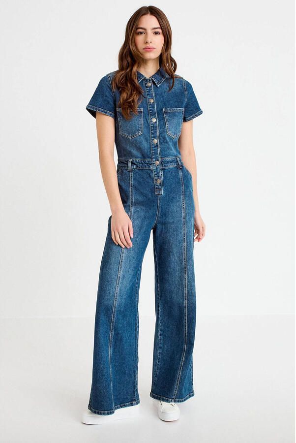 Cache jumpsuit dark blue denim - Foto 2