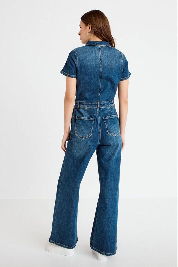 Cache jumpsuit dark blue denim - Foto 3