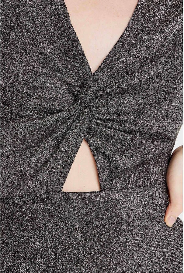 Cache jumpsuit met glitter zilver - Foto 1