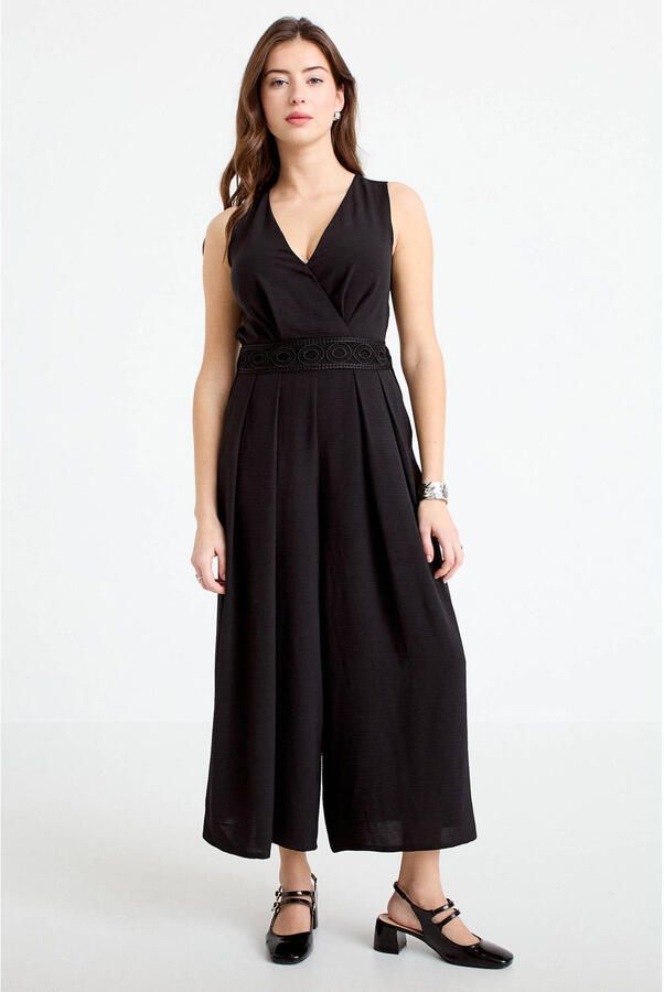 Cache jumpsuit zwart