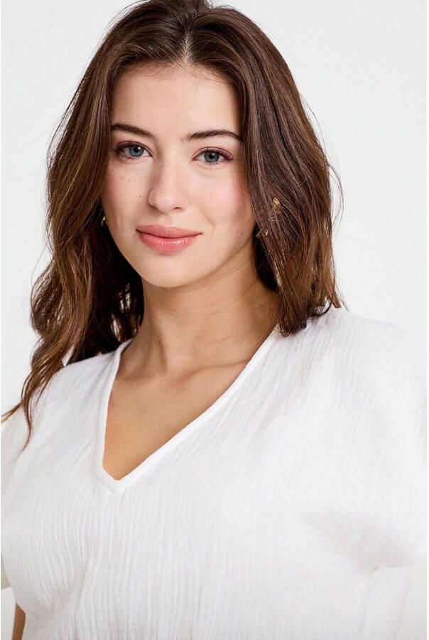 Cache katoenen playsuit wit - Foto 2