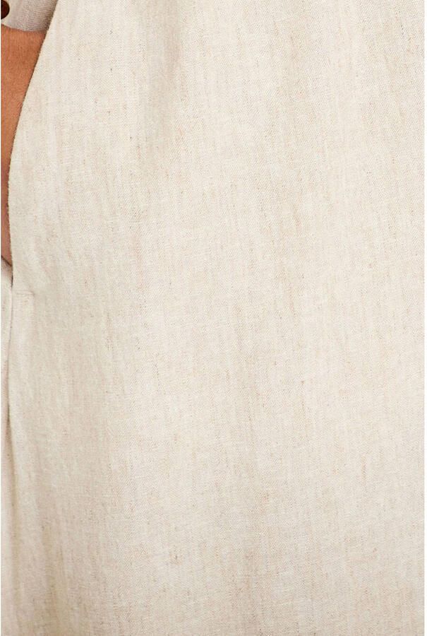 Cache linnen blousejurk beige - Foto 2
