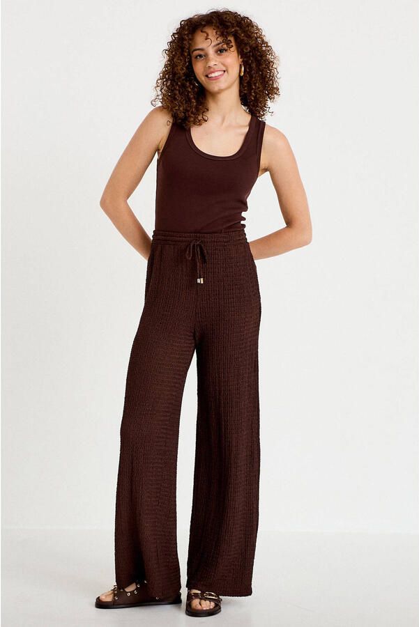 Cache loose fit broek bruin - Foto 2