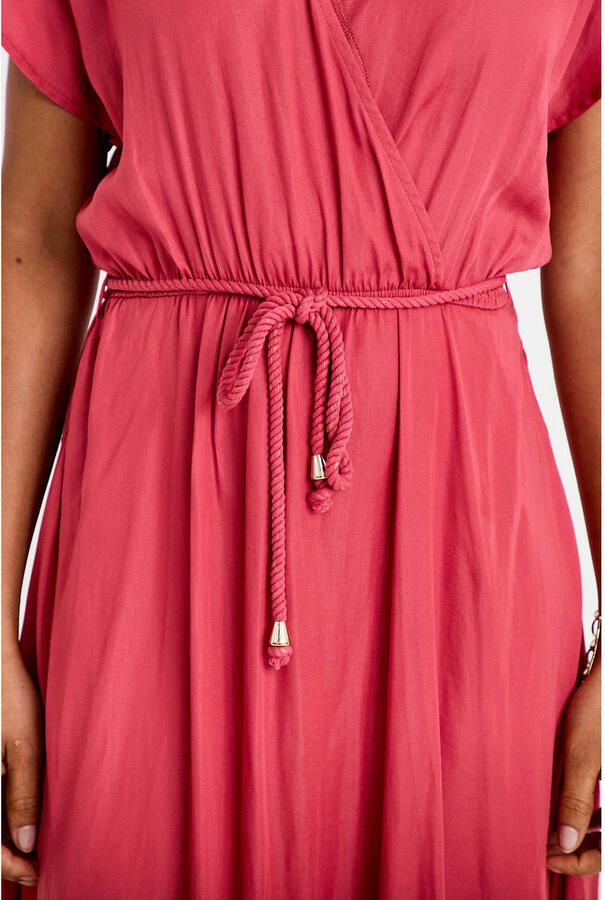 Cache midi jurk roze