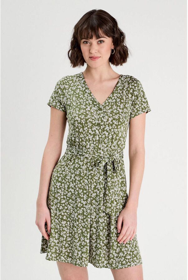 Cache mini jurk groen