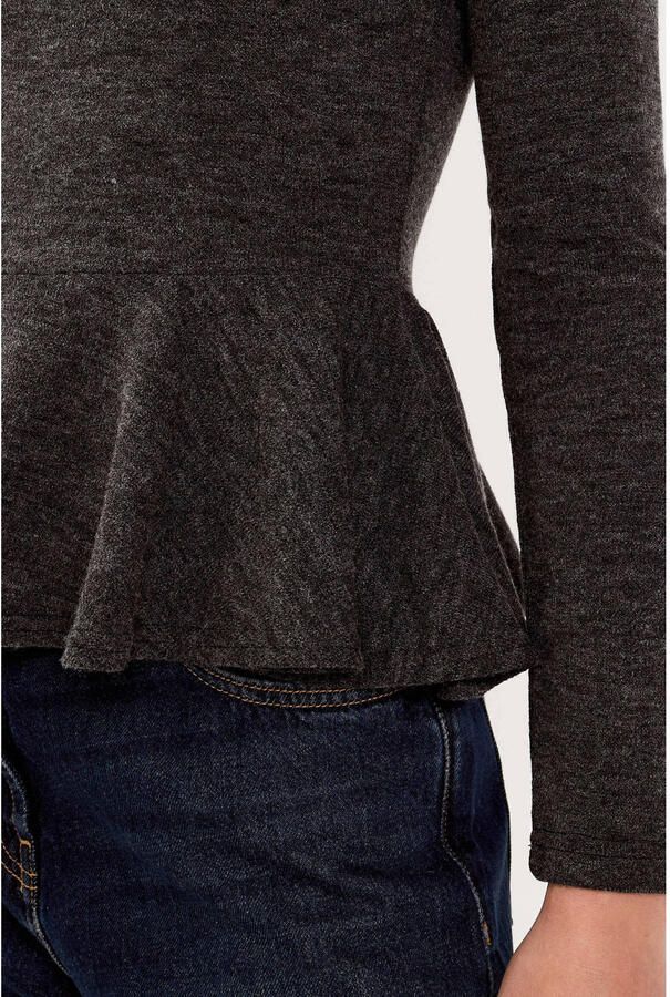 Cache peplum top antraciet - Foto 2