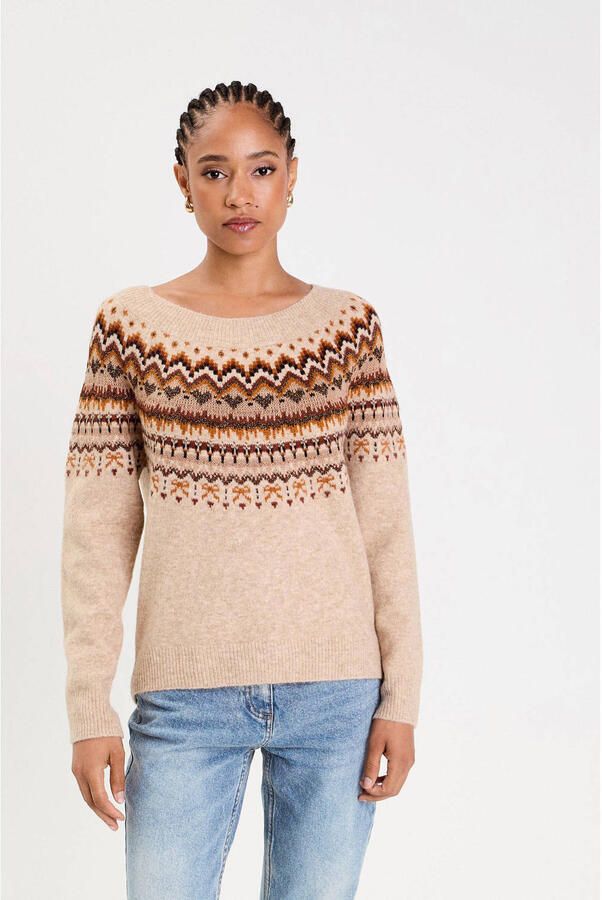 Cache pullover beige