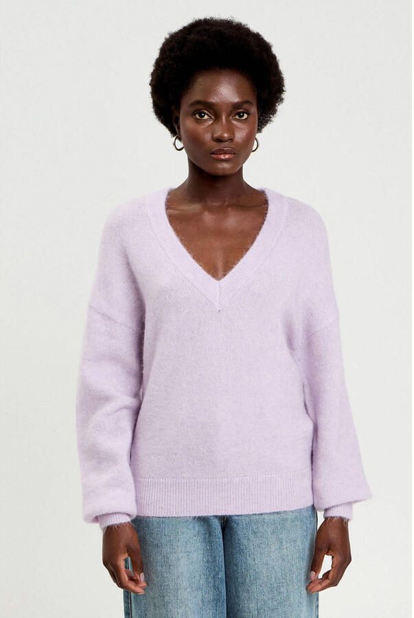 Cache pullover violet
