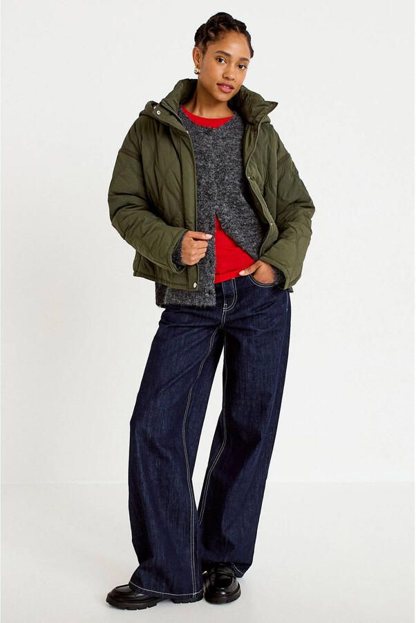 Cache quilted tussenjas donkergroen - Foto 2