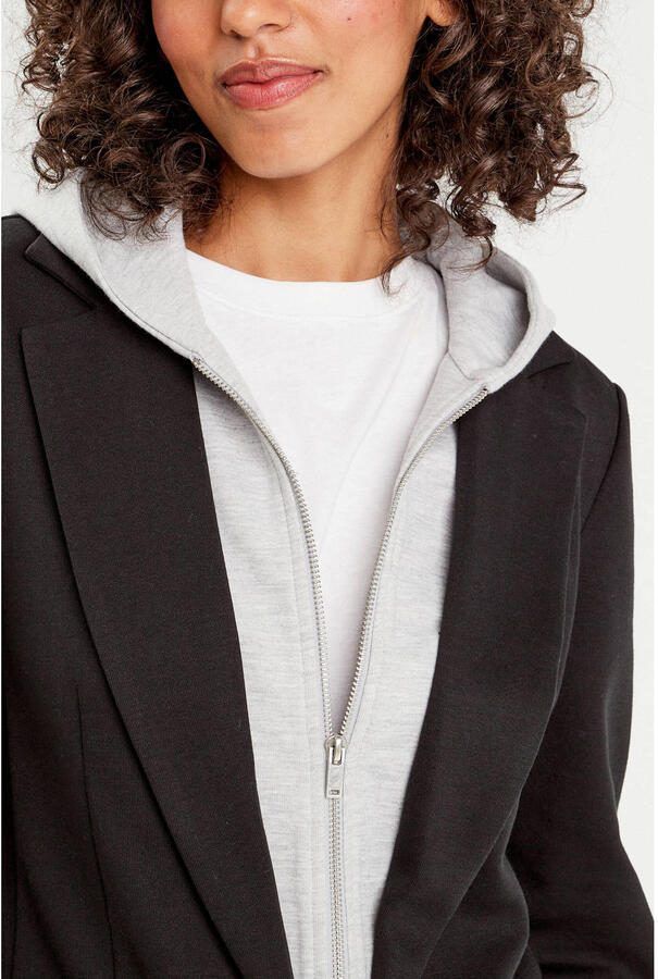 Cache rechtvallende blazer zwart