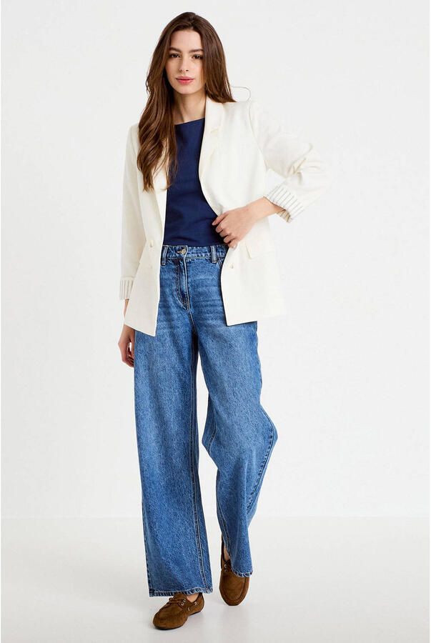 Cache regular blazer ecru - Foto 2