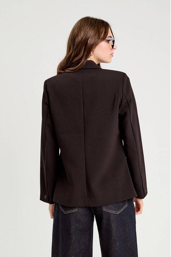 Cache regular blazer zwart - Foto 3