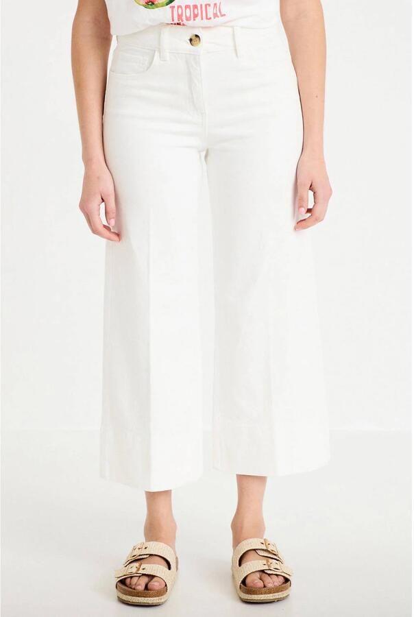 Cache regular fit cropped jeans wit