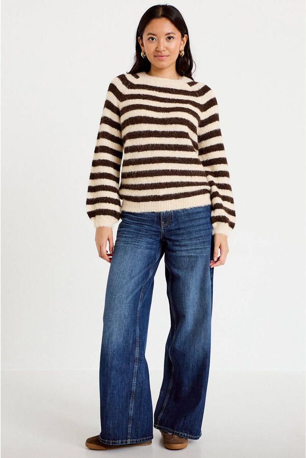 Cache regular waist wide leg jeans - Foto 3
