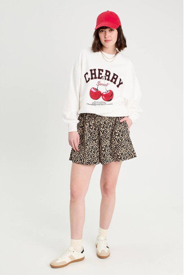 Cache regular waist casual short beige - Foto 2