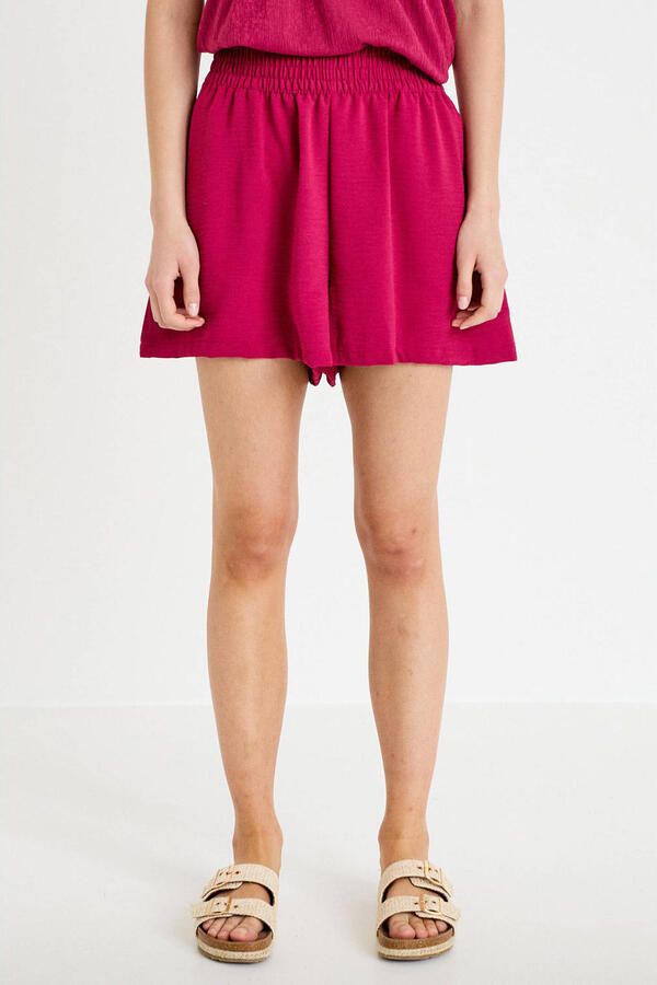 Cache regular waist casual short roze