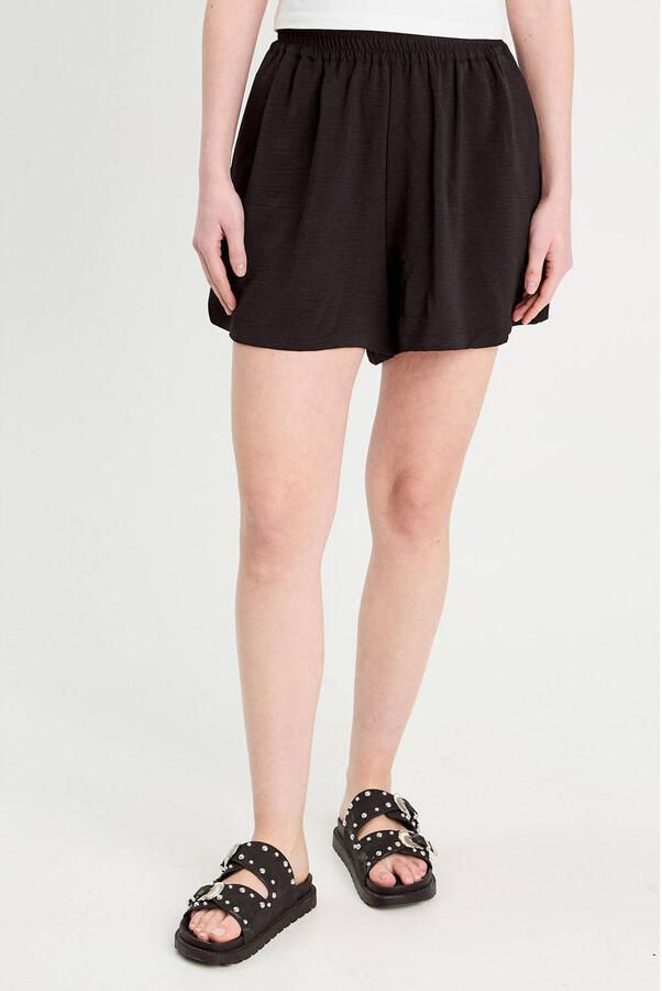 Cache regular waist casual short zwart