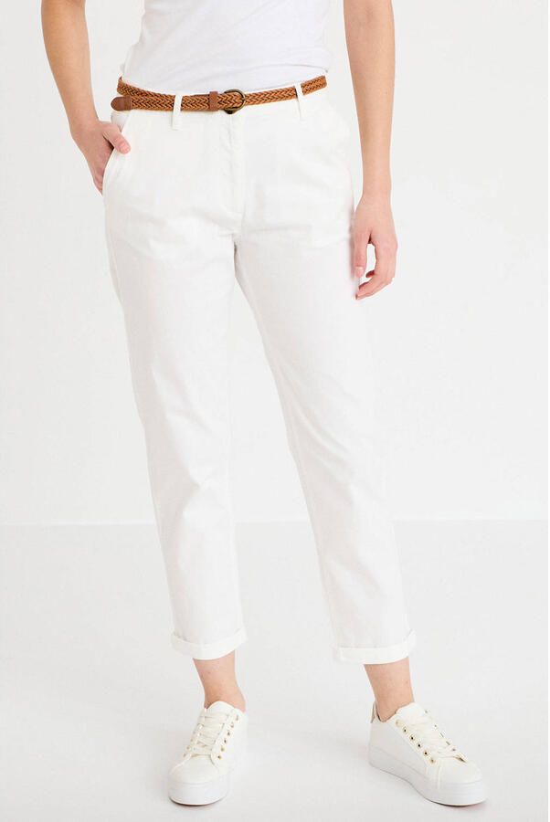 Cache regular waist cropped broek